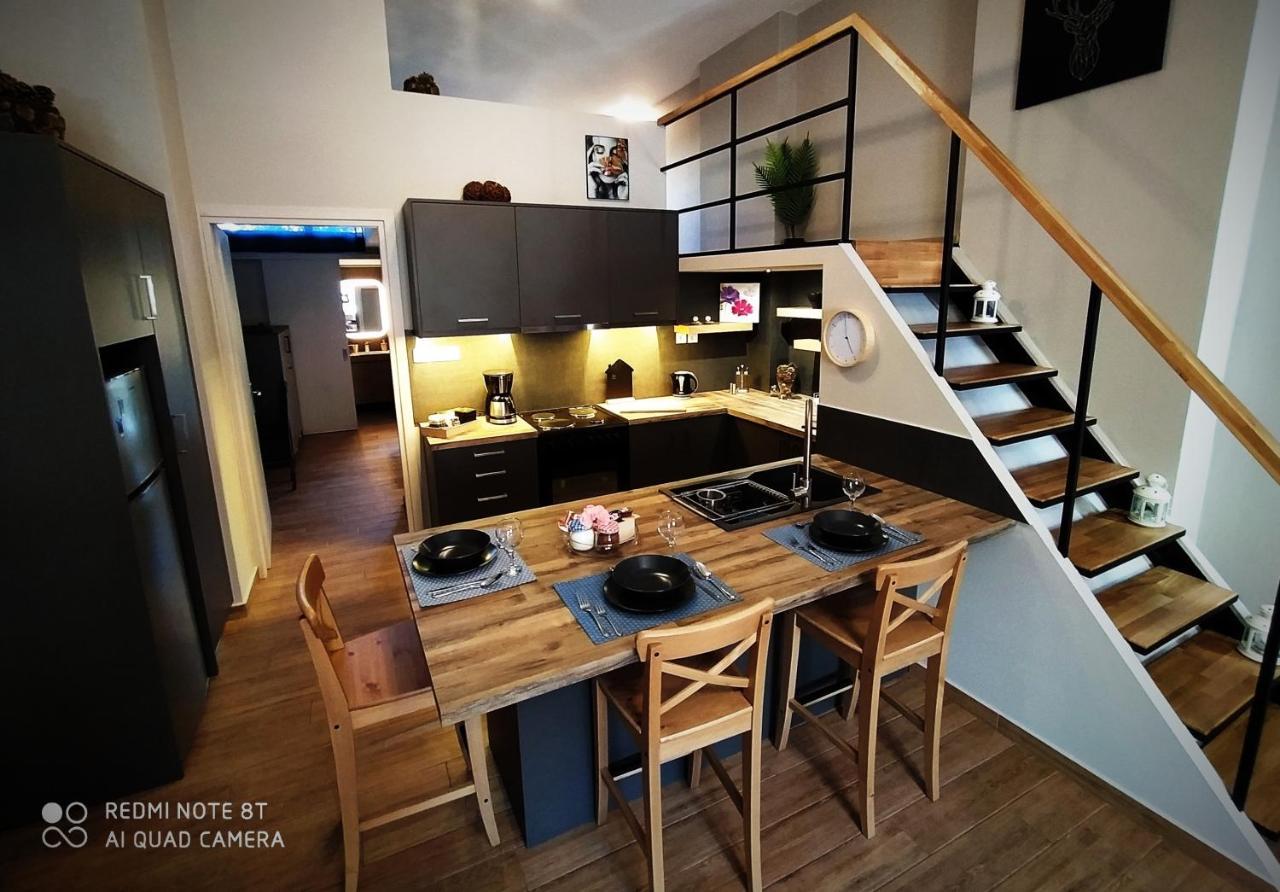 Key For Kiato House-Modern Loft Design Leilighet Eksteriør bilde
